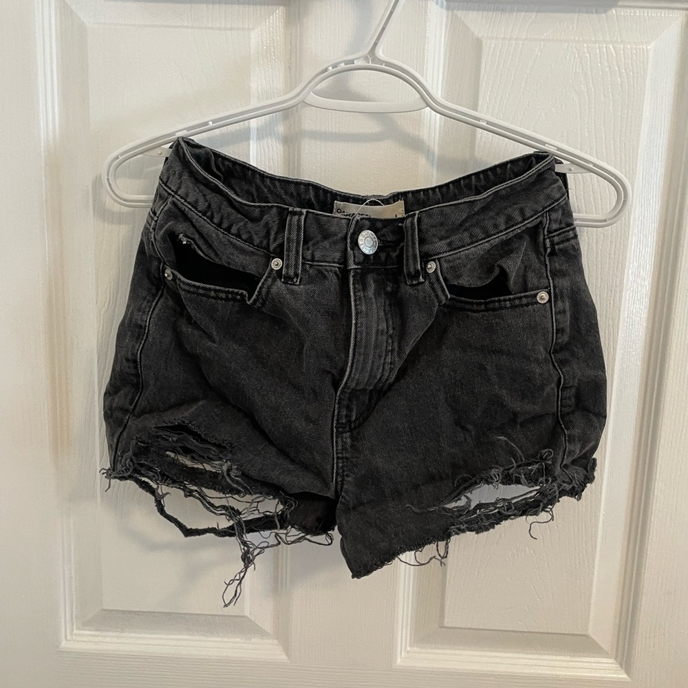 Garage Distressed Denim Shorts